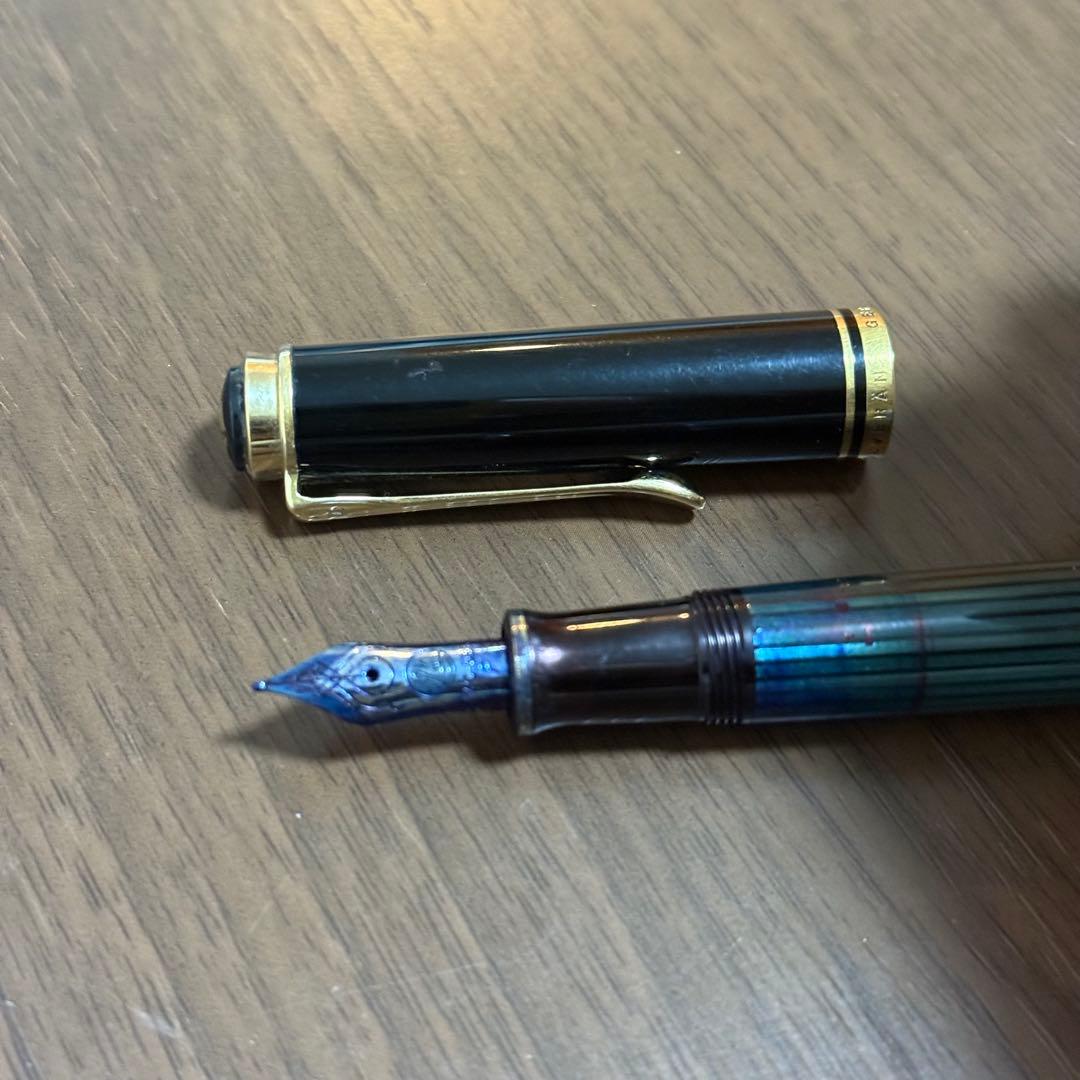 PERIKAN ペリカンM800スーベレーンペン先18KFニブキャップ式万年筆