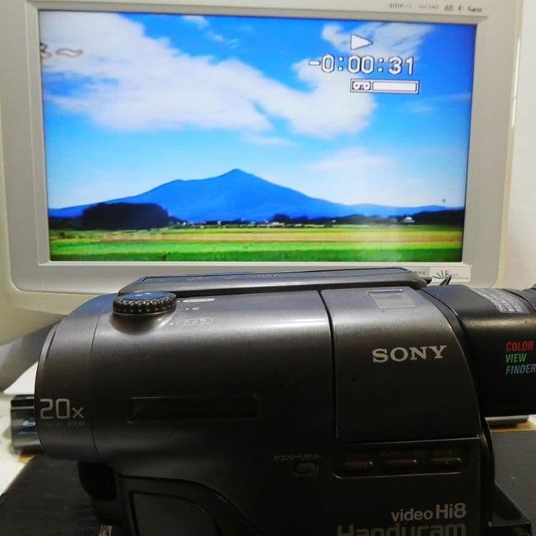 動作良好 ソニーVideoHi8 CCD-TR11 8ミリビデオ　DVD化に
