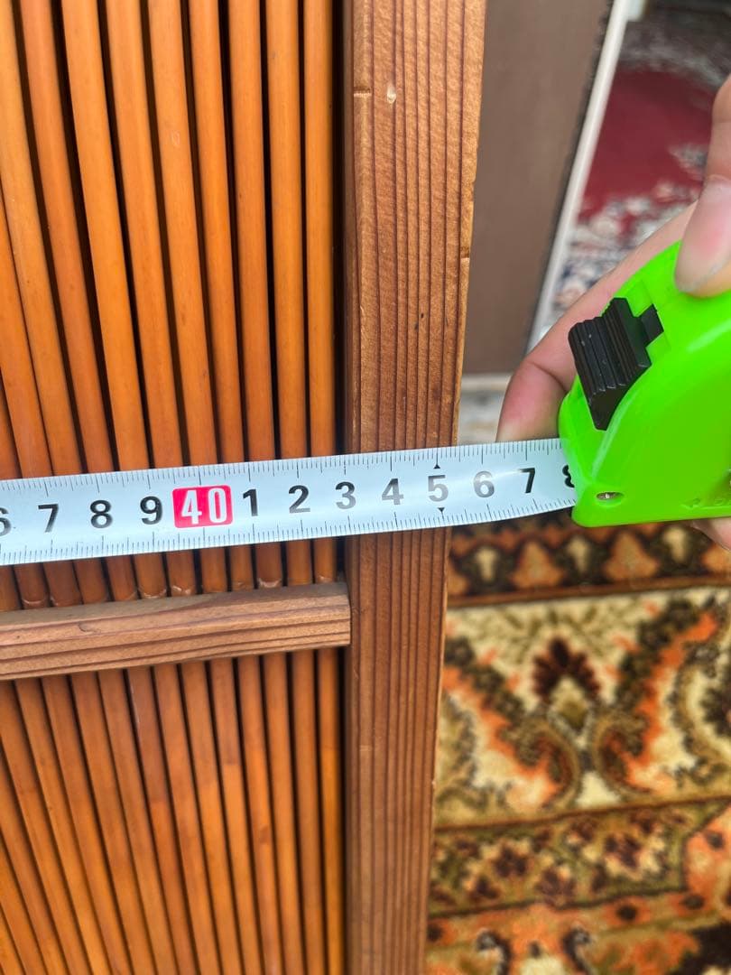 花寄屏風 4枚折 衝立 茶道具 パーテーション 目隠し インテリア 昭和レトロ