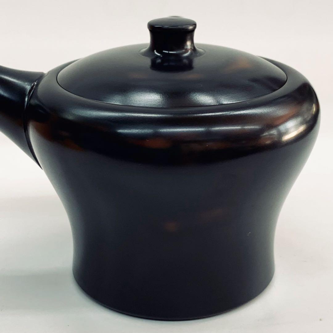 【茶注27 黒泥　瓶子型　研ぎ出し】榊原賢治　共箱