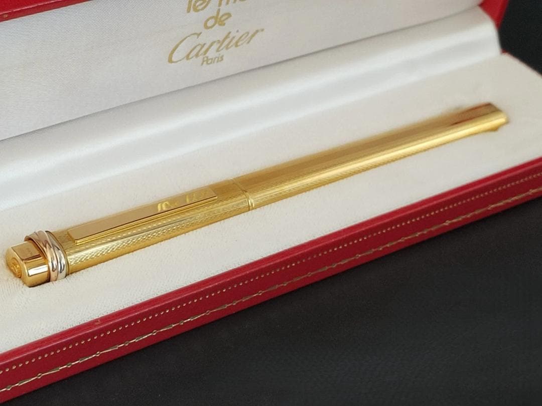極美品 ヴィンテージ カルティエ Cartier トリニティ ボールペン　2