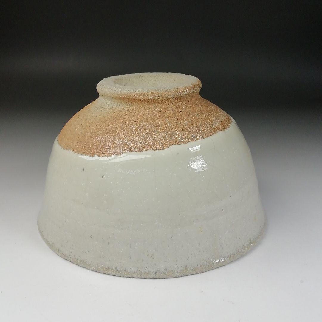 Ｔ１５３　茶碗　『斑唐津茶碗』『帆柱窯　中嶋紀文』　共箱　抹茶碗　茶道具