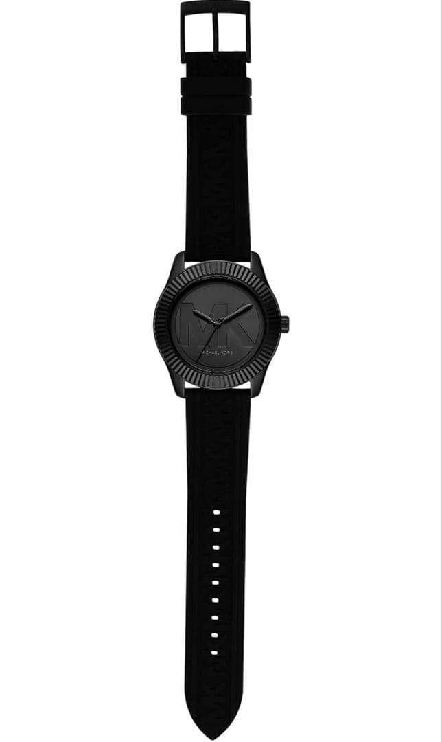 【新品】マイケルコース 腕時計 メンズ 黒 ブラック ラバーベルト シリコン