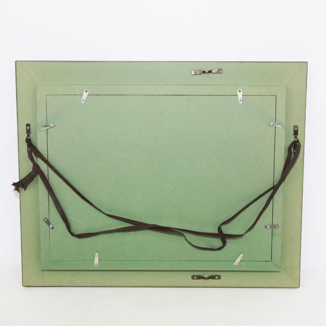 星空のセーヌ川　油絵 二口正和 油彩画 F4号