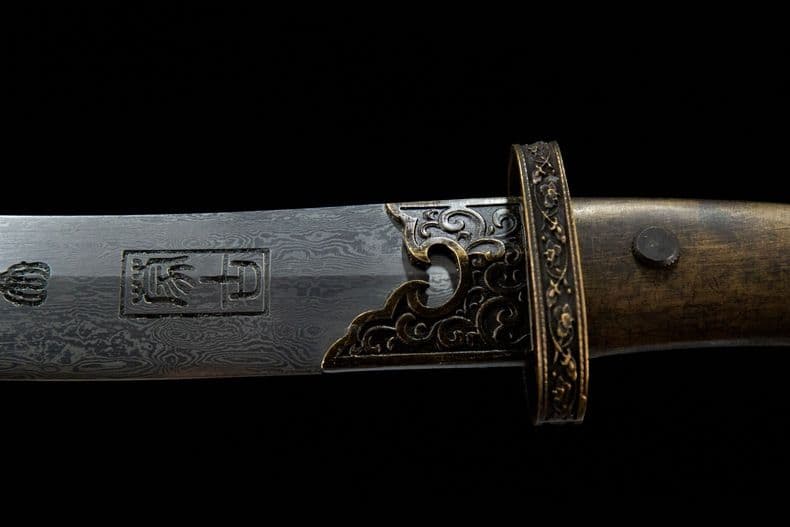 モンゴル刀 短刀 古兵器 武具　刀装具 護身工具 手鍛造打 鋼刀 冷兵器 装飾用