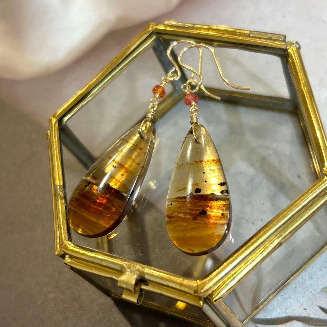 専用✳︎2点おまとめ　あこや真珠フラワーカービング　14kgf　天然石ネックレス他