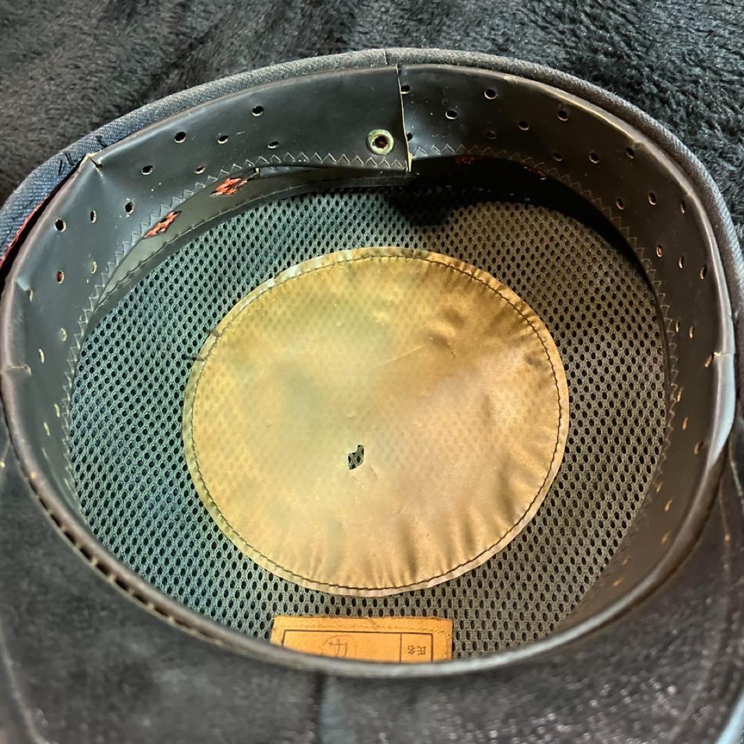 【国鉄】駅長用・助役用制帽2点◎北海道 室蘭地区放出品