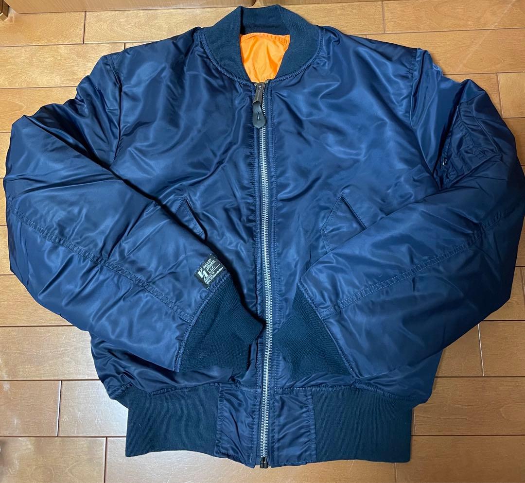 Valley Apparel フライトジャケット　MA-1 ネイビー