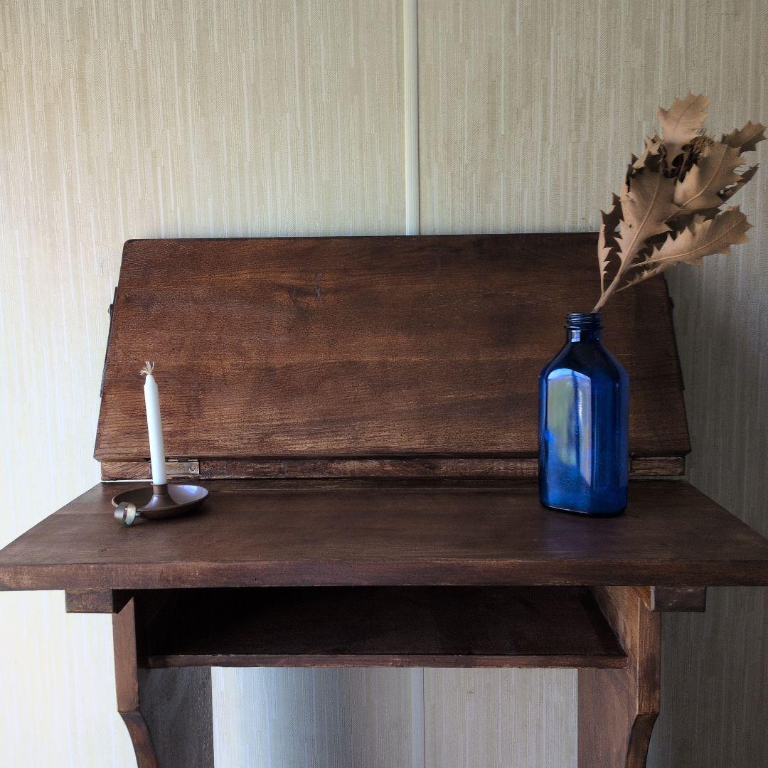 アンティーク古道具　戦前音楽譜面台テーブル　机