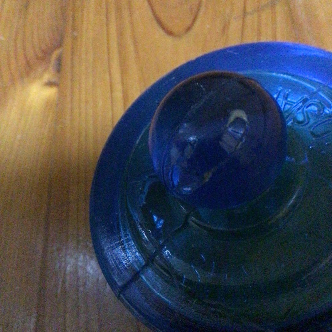 ガラス瓶　インテリア　昭和レトロ　OSAKA、JAPAN、SHIMADA