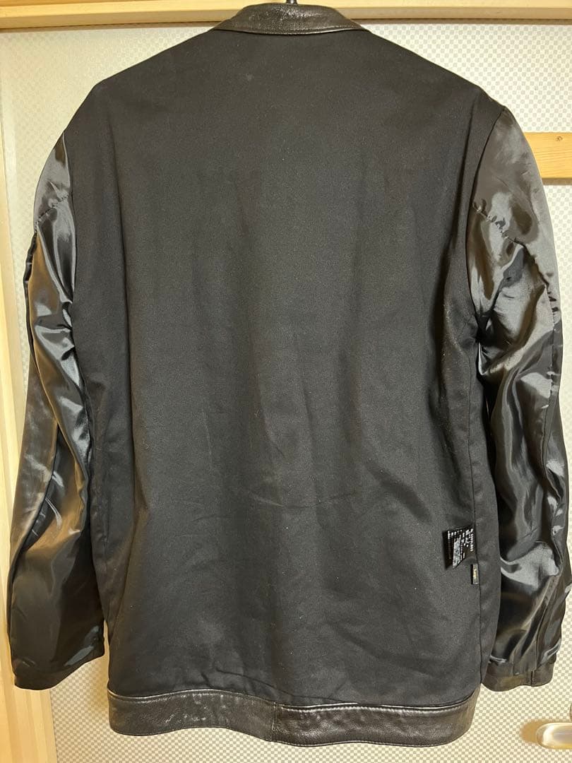 ヒステリックグラマー セミダブルレザーライダースジャケット 黒 L 検ルイスレザ