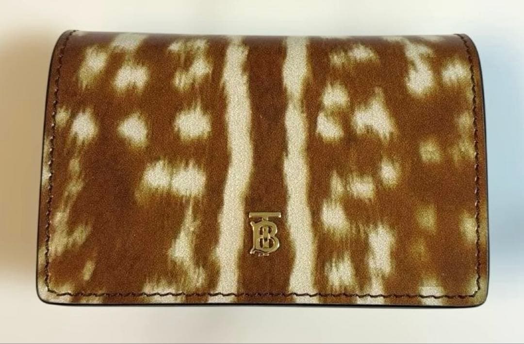 【美品】BURBERRY TBウォレット チェーン付き　バーバリー