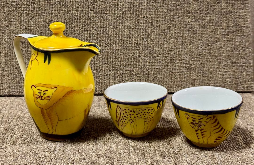 バリ島 ANIMAL ティーポット カップ セット