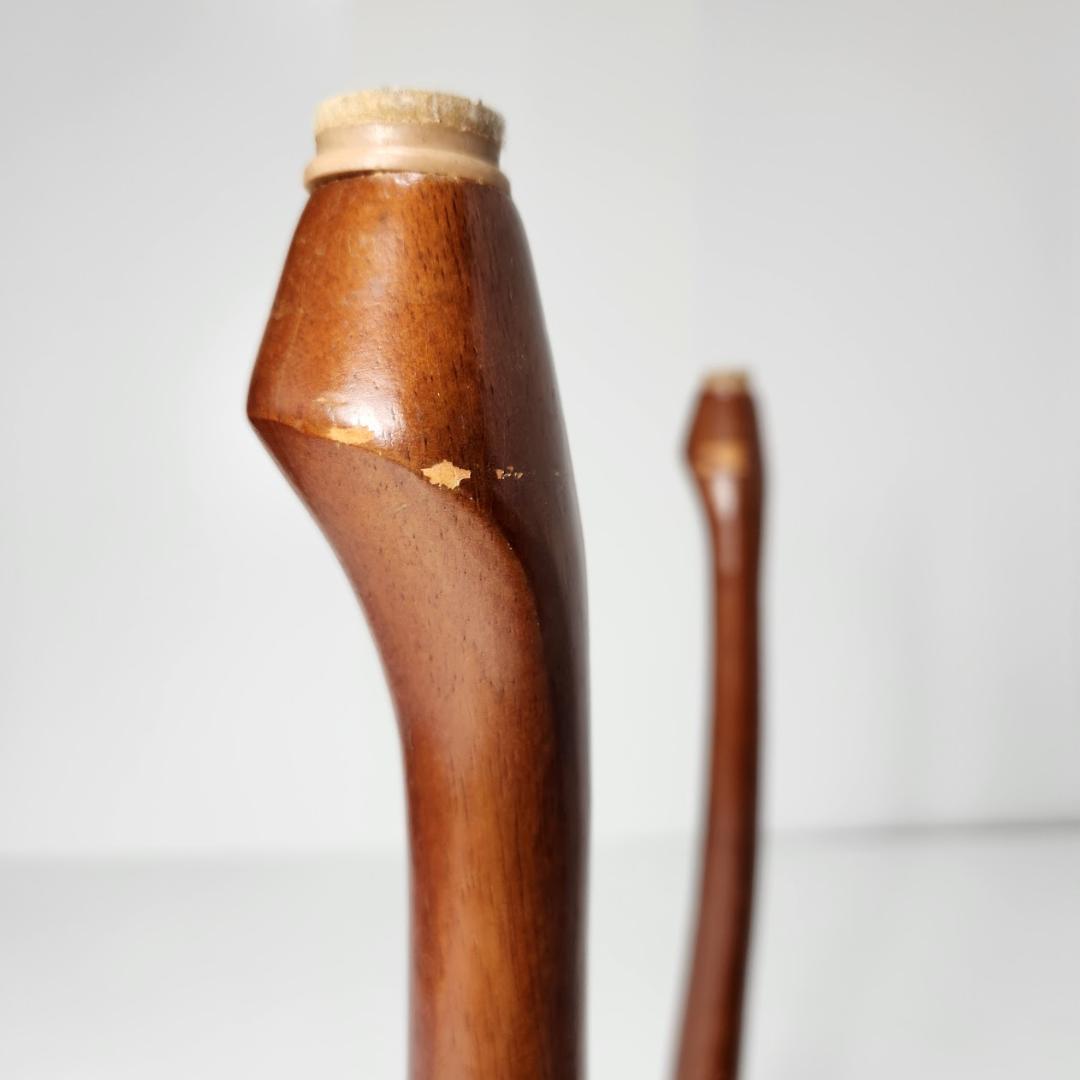 アンティーク調　サイドテーブル 木製　猫脚　コーヒーテーブル 幅56cm