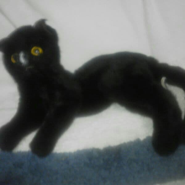 黒猫人形アンティーク調