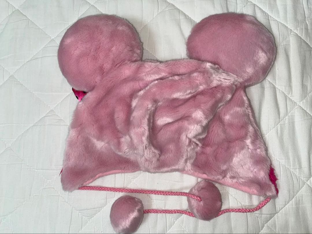 ディズニー 被り物 ミニー ピンク ムラサキ ファンキャップ