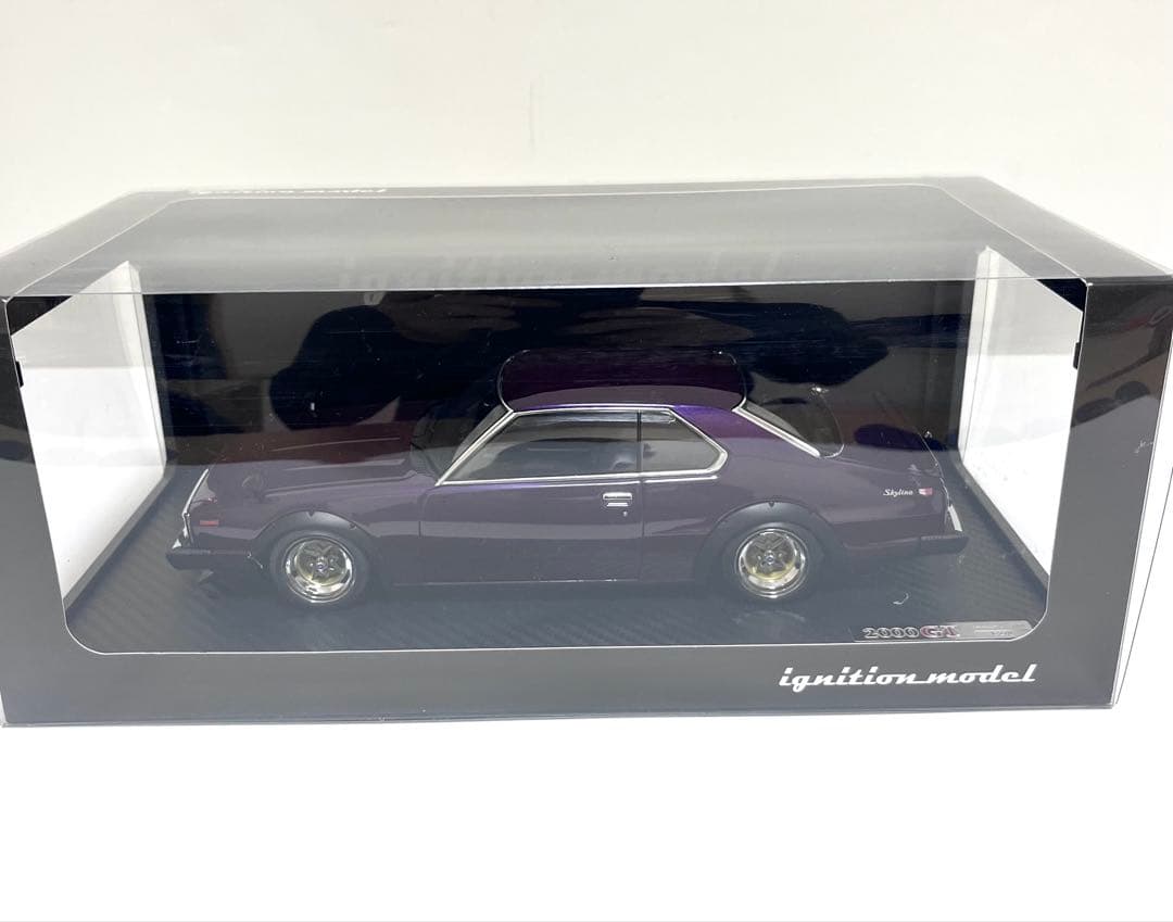 1/18 イグニッションモデル　スカイライン 2000 GT-ES パープル