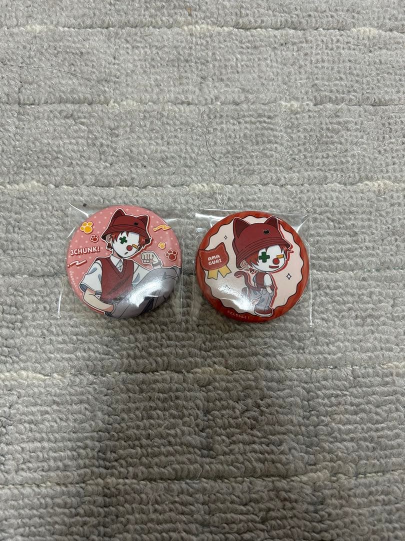 さんちゃんく 雨栗 米将軍 缶バッジ まとめ売り バラ売り⭕️ 即購入⭕️