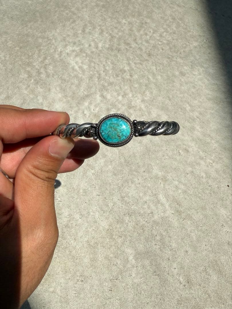 スティーブアルビソ　モレンシターコイズケーブルバングル