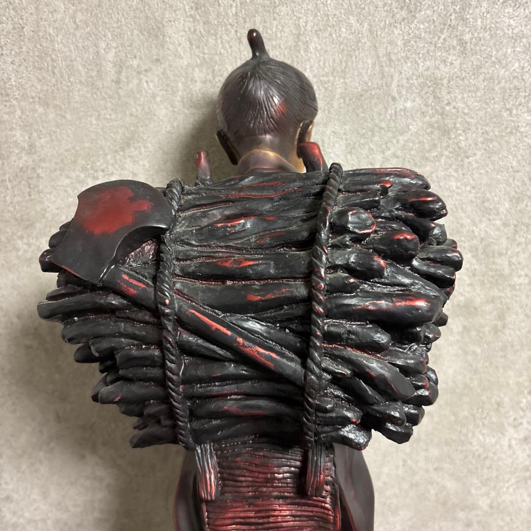 【レトロ】約48センチ　二宮金次郎像　置物　アンティーク　二ノ宮金次郎