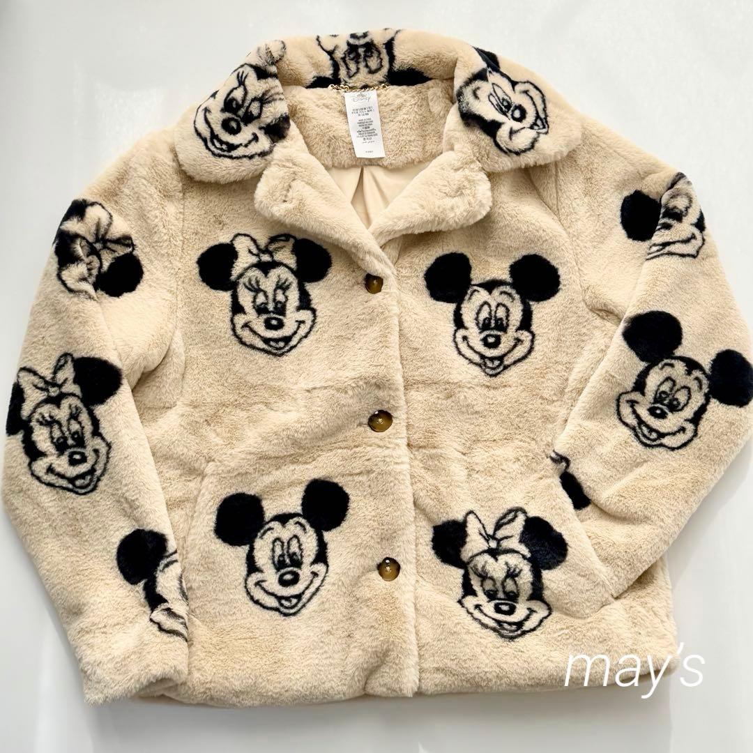 ミッキー　ミニー　ファージャケット　WDW 海外ディズニー