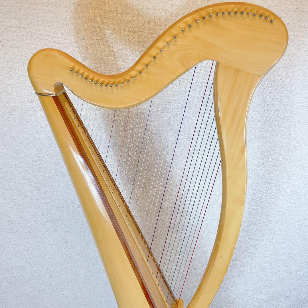 Aoyama 青山ハープ 130D ノンペダルハープ 34弦