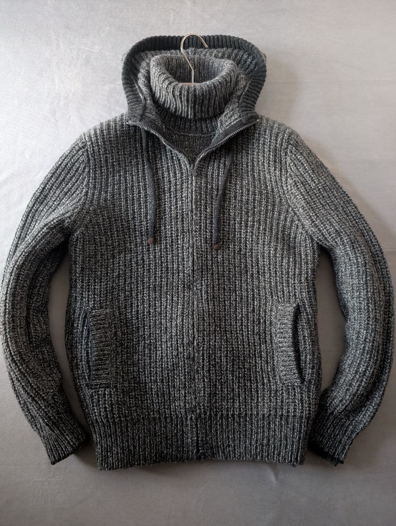 ブルネロクチネリ　ヘビーゲージカシミア/アウターニットパーカー　S