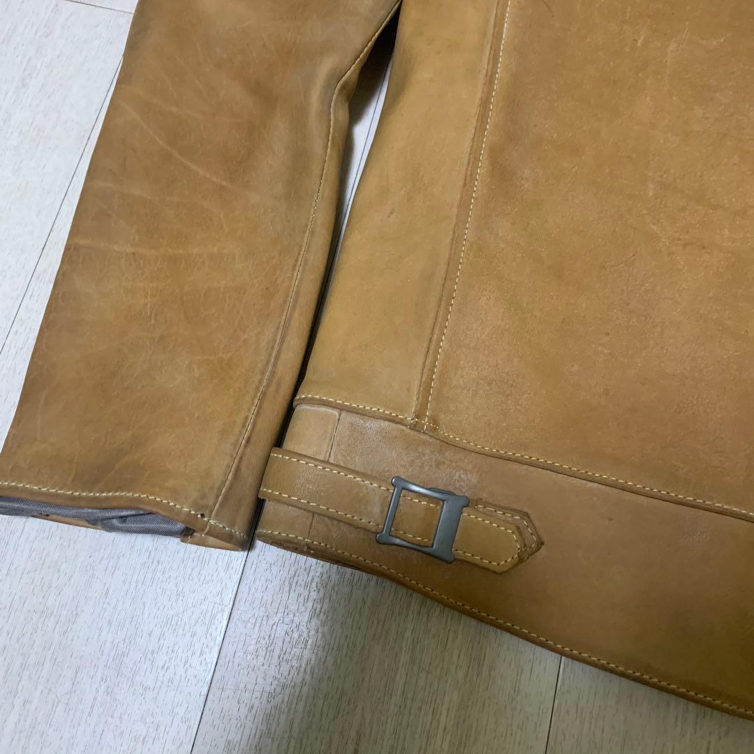 年初セール！アディクト AD-01 キップレザーレザージャケット 40