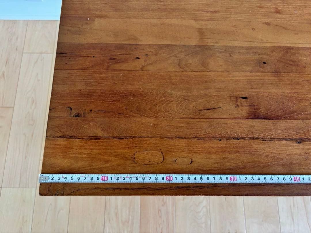 無垢材チーク・ダイニングテーブル （KNOLL）