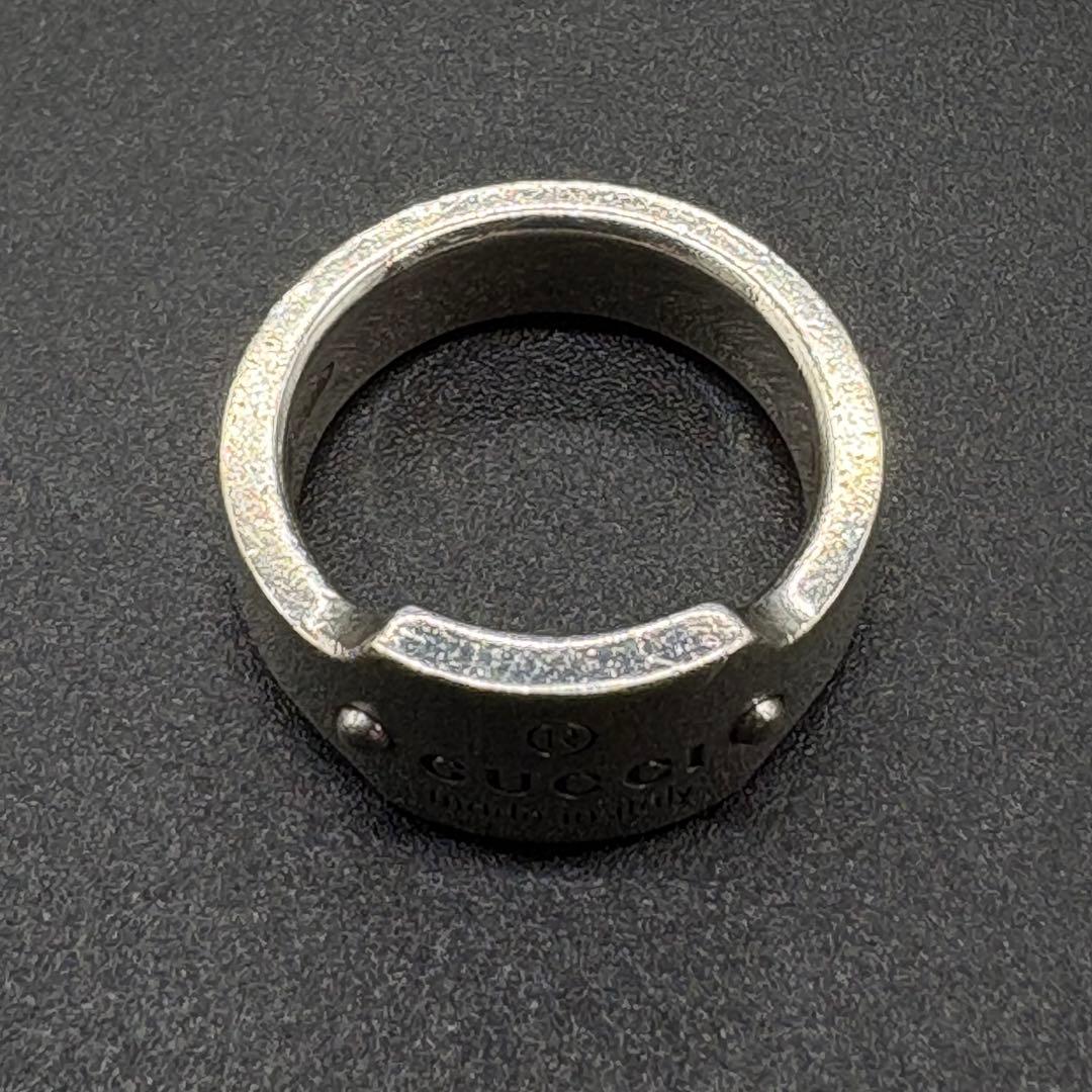 【美品】GUCCI グッチ 指輪 シルバーリング 7号 SV925 リング831