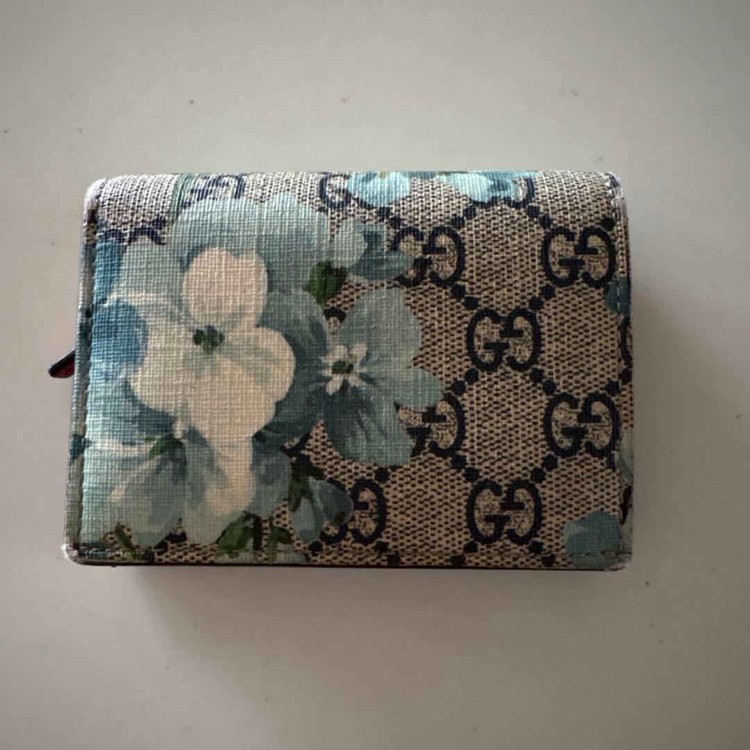 GUCCI ブルームス花柄 二つ折り財布