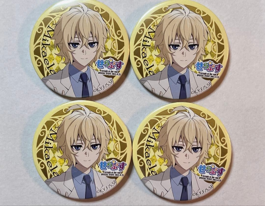 終わりのセラフ せらふぇす 缶バッジ ミカエラ