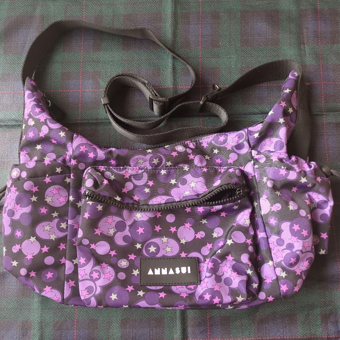 ANNA SUI 紫色 ショルダーバッグ