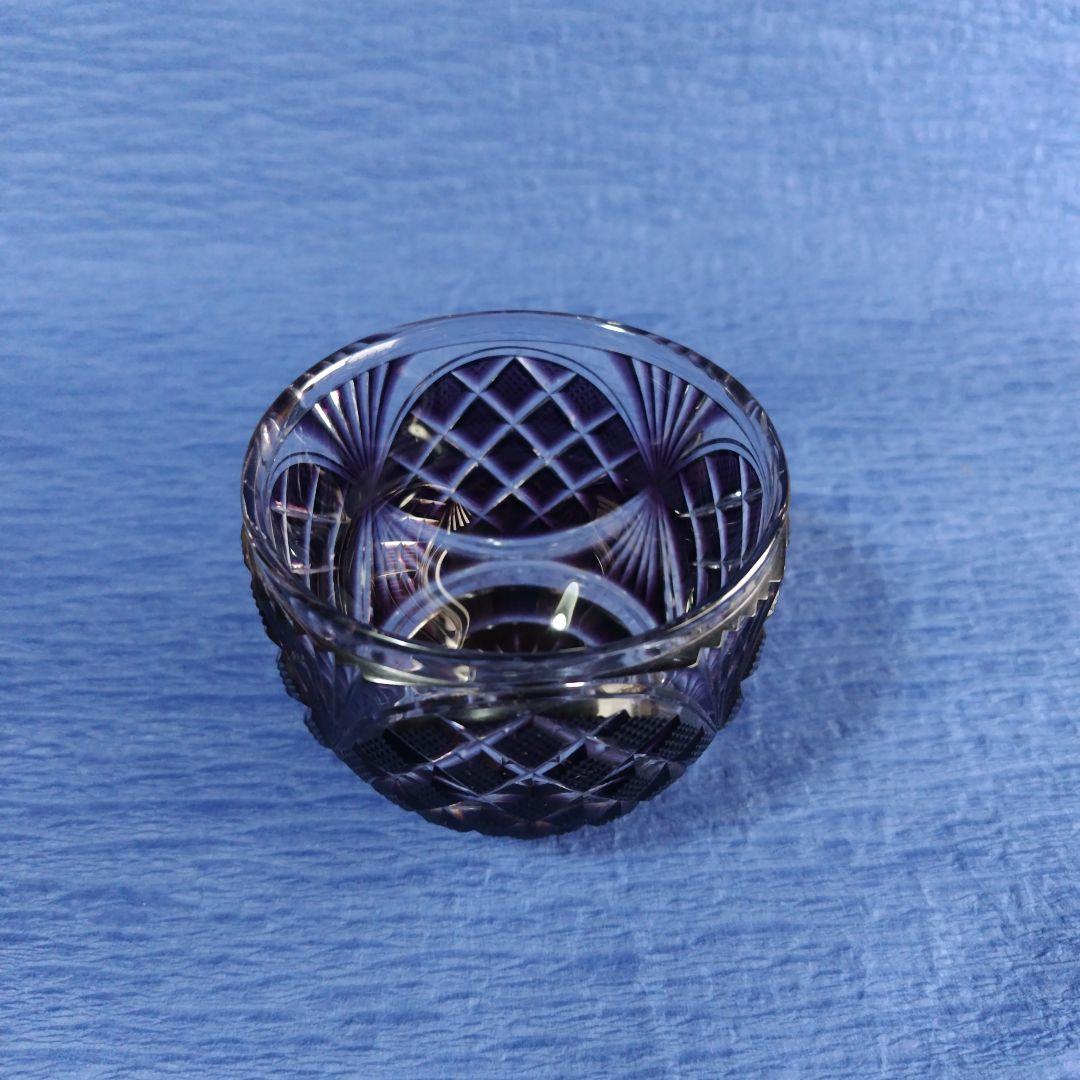 島津薩摩切子　色被せガラス　　盃　小鉢　ガラス　レトロ