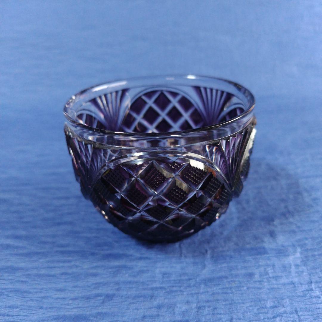 島津薩摩切子　色被せガラス　　盃　小鉢　ガラス　レトロ