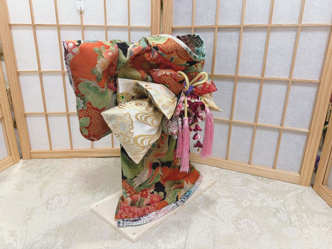 B456.pon2pan2☆犬オーダーお着物☆犬お着物☆犬お引き摺りお着物