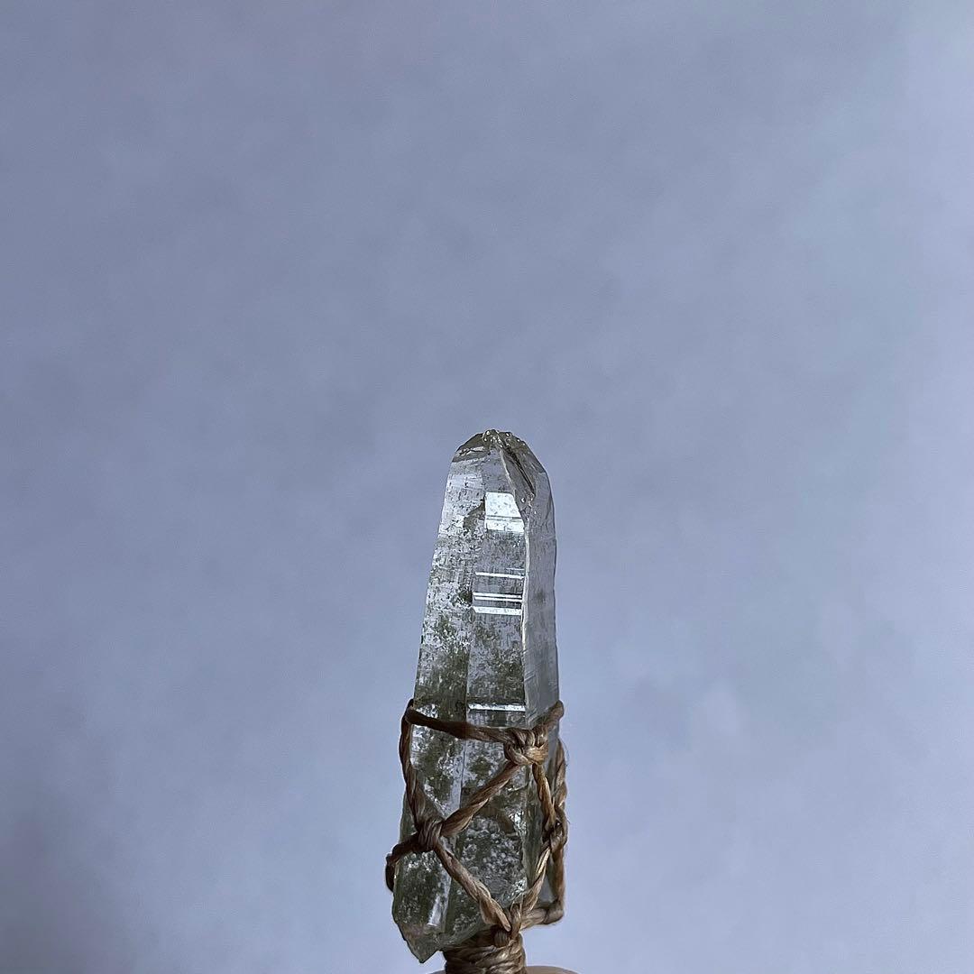 ヒマラヤ水晶 ガネッシュヒマール ＊ マクラメペンダント ネックレス 35