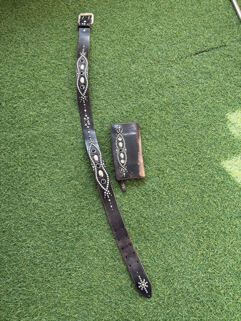 ウルフズヘッド　スタッズベルト　財布　セット