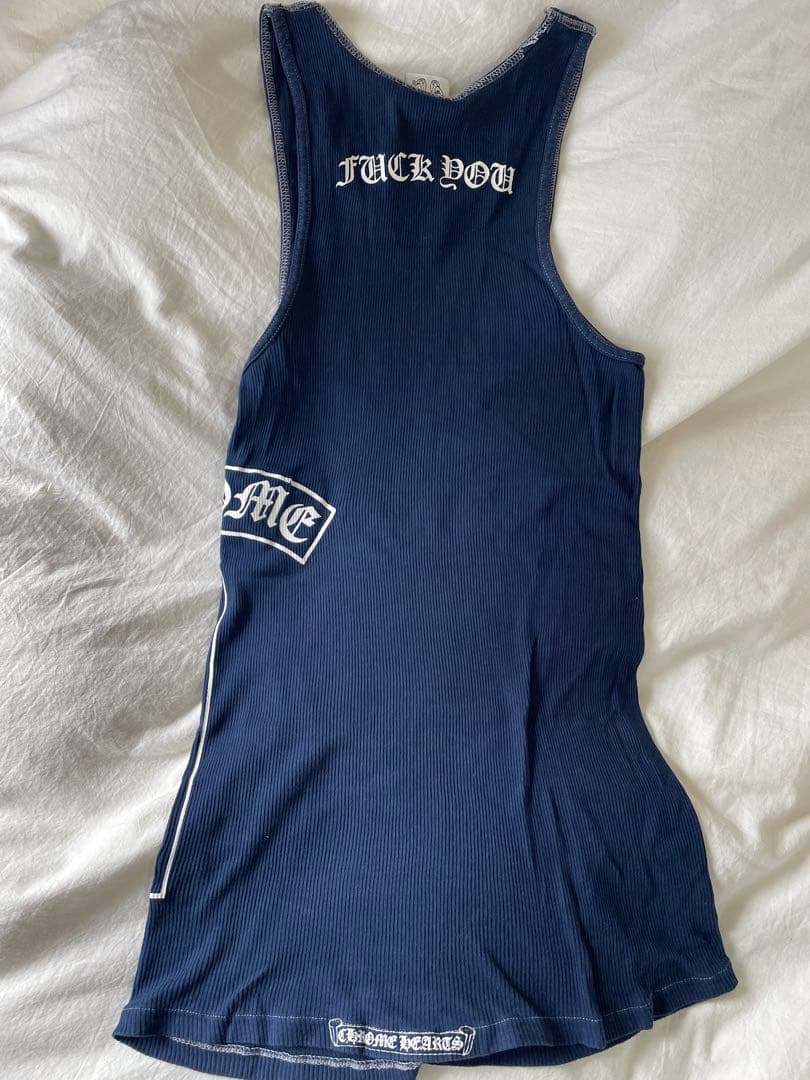 CHROME HEARTS ネイビー タンクトップ