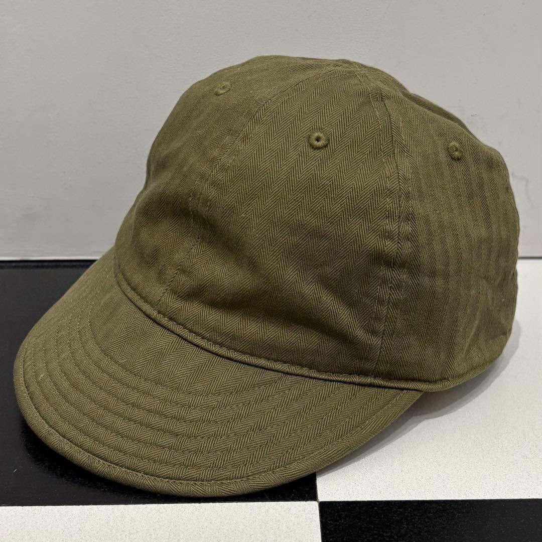 美品 RRL HBT ヘリンボーン ツイル ミリタリー ワーク キャップ M