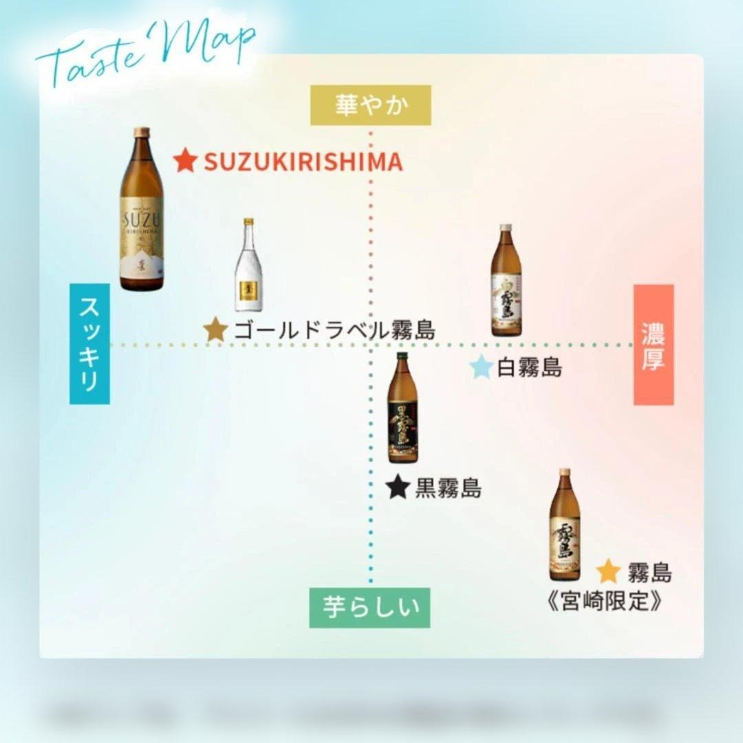 宮崎県内限定 霧島SUZU (20度) 1800ml×12本 芋焼酎 霧島酒造