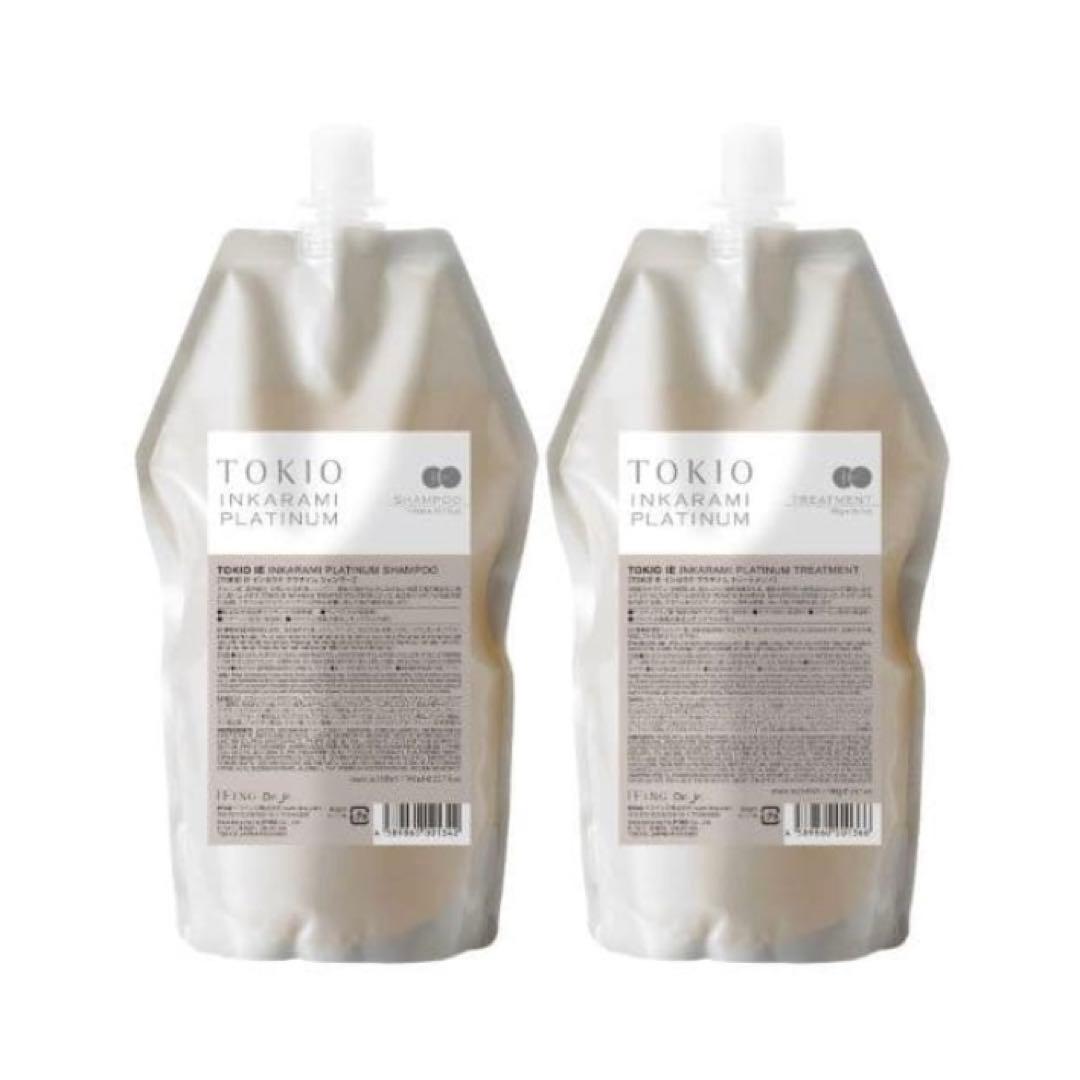 匿名発送　新品未開封　トキオ　プラチナム　シャンプー　トリートメント　詰め替え