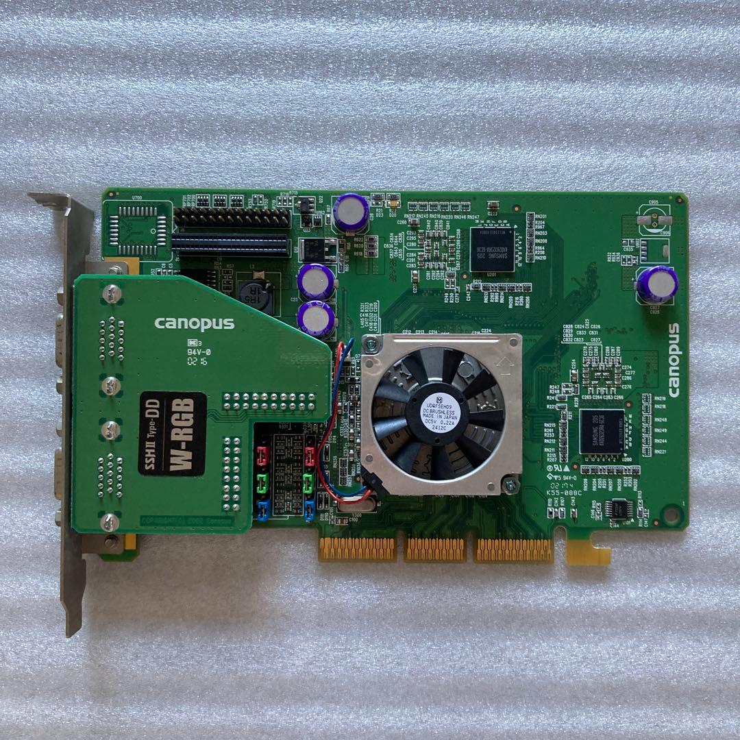 ジャンク Canopus Spectra WF17 AGPビデオカード