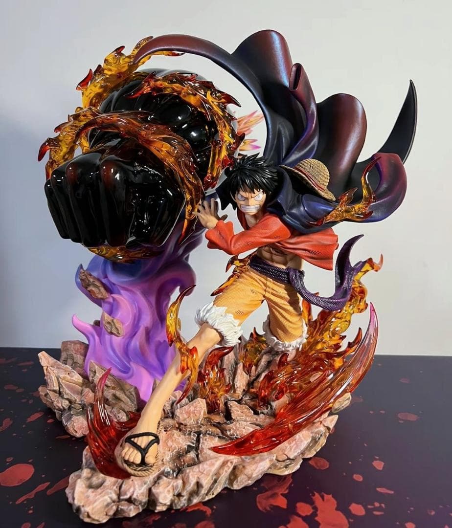 ワンピース LX 業火ルフィ ガレージキット ガレキ スタチュー フィギュア