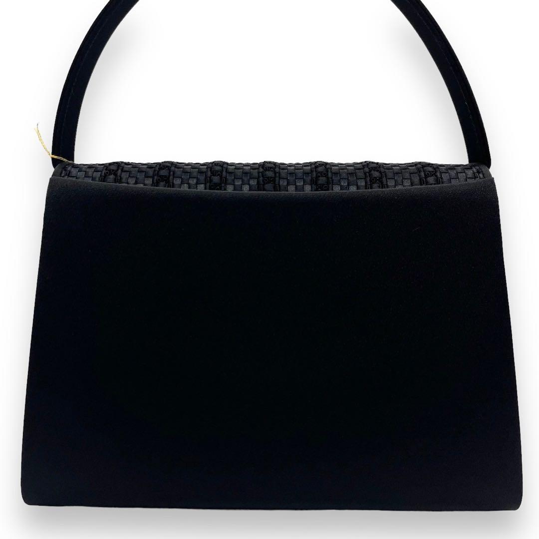 【未使用】イワサ　西陣織り　リボンメッシュ　フォーマル　ハンドバッグ　冠婚葬祭