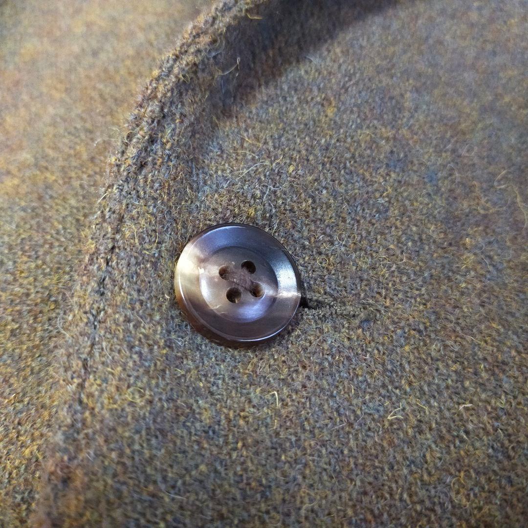 美品　umii908　英国製ツイード生地　2　チェスターコート　ウールジャケット