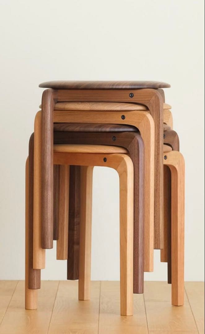 DENTO/スツール/オーク/4本脚