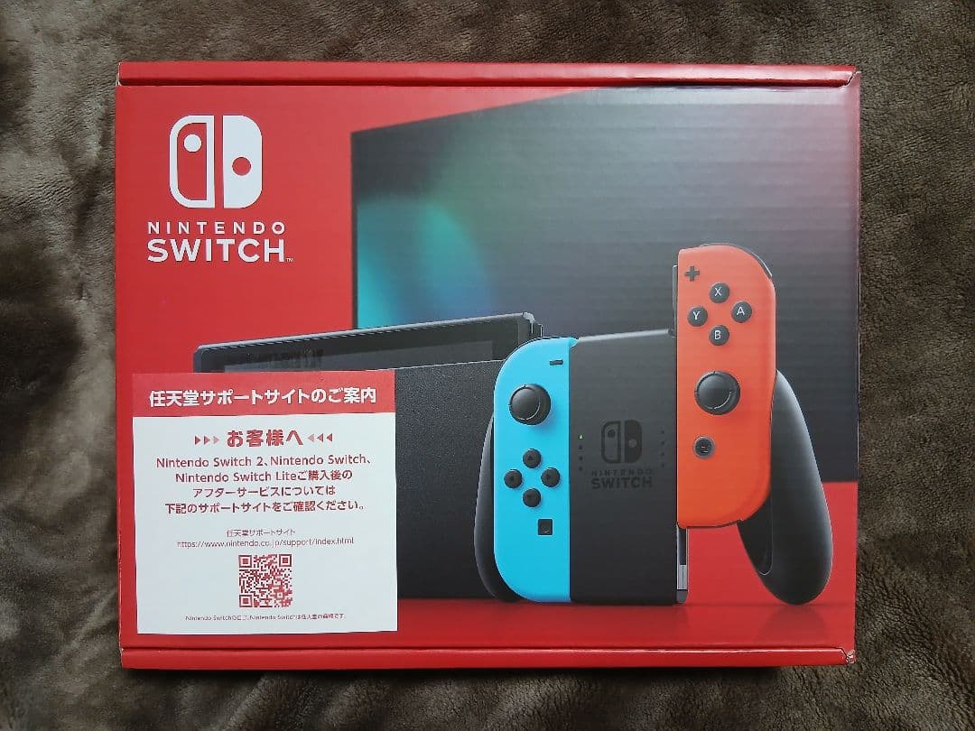 新品未開封☆先日購入☆Nintendo Switch ネオンブルー、ネオンレッド