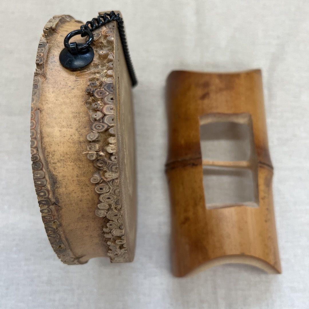 花入  竹鏡  宗峰作