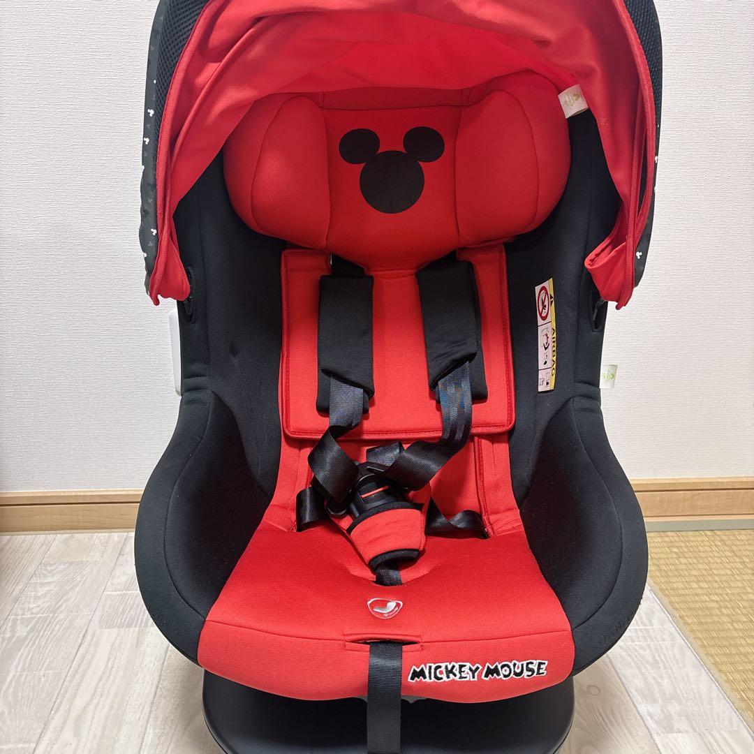 極美品　ターンシート ミッキーマウス チャイルドシート ISOFIX 西松屋限定